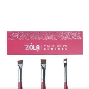 Professional set Zola Magic Brow Brushes - Soft Pink